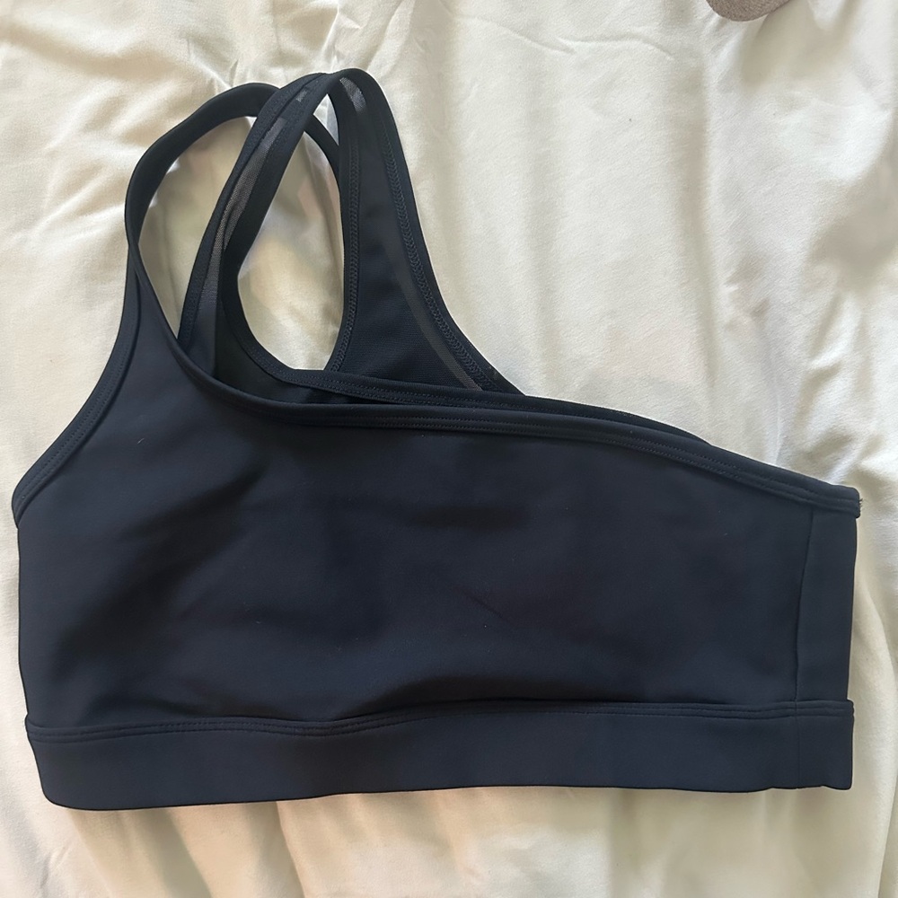 Alo one shoulder double layer sports bra